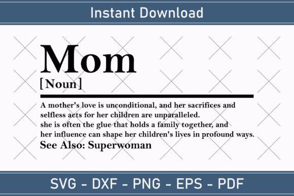 Download Mom Definition Svg Mother Definition Svg - Premium Bundle