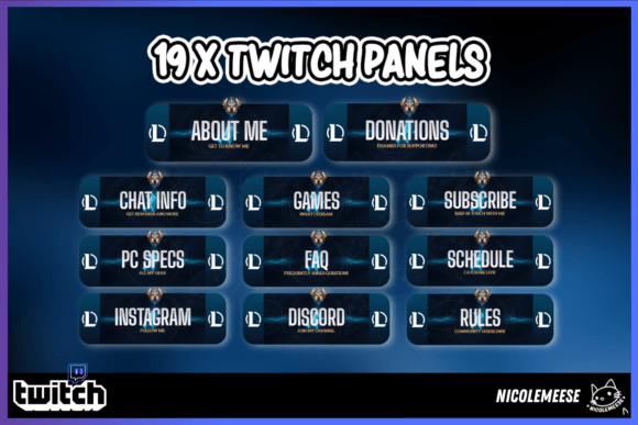 Download Lol Twitch Panels Streaming Overlays - Twitch Collection